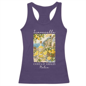 Limoncello Amalfi Coast Racerback Tank Top Lemon Lover Italian Summer Fruit TS10 Purple Print Your Wear