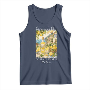 Limoncello Amalfi Coast Tank Top Lemon Lover Italian Summer Fruit TS10 Navy Print Your Wear