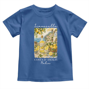Limoncello Amalfi Coast Toddler T Shirt Lemon Lover Italian Summer Fruit TS10 Royal Blue Print Your Wear