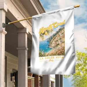 Amalfi Coast La Dolce Vita Italy Garden Flag Vintage Summer Amalfi Coast TS10 Print Your Wear