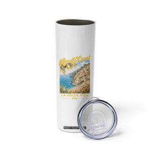 Amalfi Coast La Dolce Vita Italy Skinny Tumbler Vintage Summer Amalfi Coast TS10 Print Your Wear