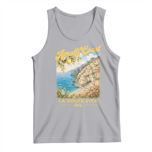 Amalfi Coast La Dolce Vita Italy Tank Top Vintage Summer Amalfi Coast TS10 Athletic Heather Print Your Wear