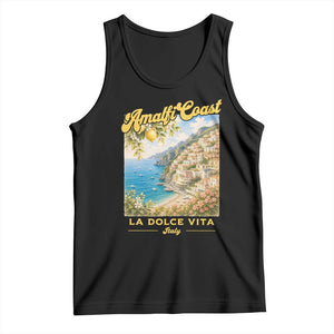 Amalfi Coast La Dolce Vita Italy Tank Top Vintage Summer Amalfi Coast TS10 Black Print Your Wear