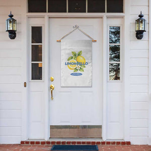 Vintage Limoncello Lemon Liqueur Garden Flag Citrus Fruit Botanical Italian Summer Graphic