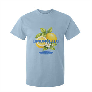Vintage Limoncello Lemon Liqueur T Shirt For Kid Citrus Fruit Botanical Italian Summer Graphic TS10 Light Blue Print Your Wear