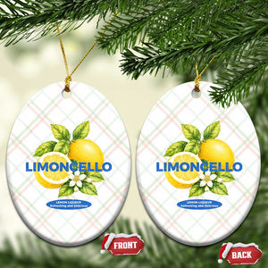 Vintage Limoncello Lemon Liqueur Ceramic Ornament Citrus Fruit Botanical Italian Summer Graphic TS10 Print Your Wear