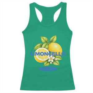 Vintage Limoncello Lemon Liqueur Racerback Tank Top Citrus Fruit Botanical Italian Summer Graphic TS10 Irish Green Print Your Wear