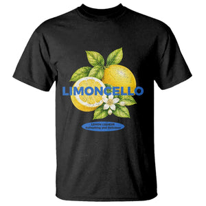 Vintage Limoncello Lemon Liqueur T Shirt Citrus Fruit Botanical Italian Summer Graphic TS10 Black Print Your Wear