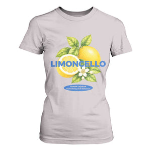 Vintage Limoncello Lemon Liqueur T Shirt For Women Citrus Fruit Botanical Italian Summer Graphic TS10 Ice Gray Print Your Wear