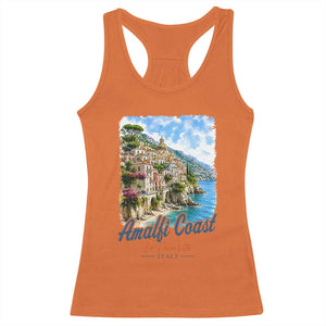 Amalfi Coast Racerback Tank Top La Dolce Vita Italy Coastal Village Vintage Mediterranean Paradise TS10 Orange Print Your Wear