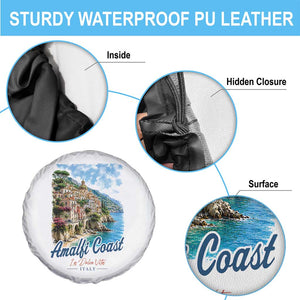 Amalfi Coast Spare Tire Cover La Dolce Vita Italy Coastal Village Vintage Mediterranean Paradise TS10 Print Your Wear