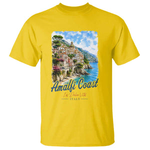 Amalfi Coast T Shirt La Dolce Vita Italy Coastal Village Vintage Mediterranean Paradise