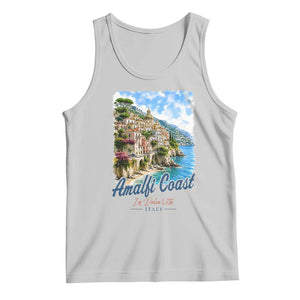 Amalfi Coast Tank Top La Dolce Vita Italy Coastal Village Vintage Mediterranean Paradise TS10 Ash Print Your Wear