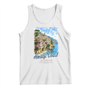 Amalfi Coast Tank Top La Dolce Vita Italy Coastal Village Vintage Mediterranean Paradise TS10 White Print Your Wear