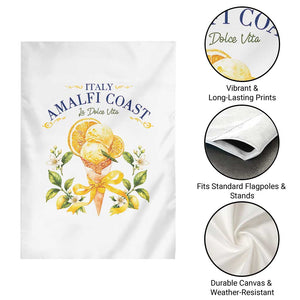 Amalfi Coast Limoncello Gelato Garden Flag La Dolce Vita Italy Lemon Dessert Summer TS10 Print Your Wear