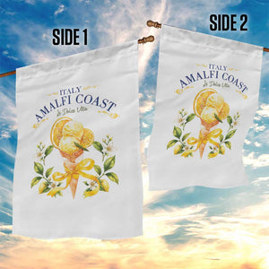 Amalfi Coast Limoncello Gelato Garden Flag La Dolce Vita Italy Lemon Dessert Summer TS10 Print Your Wear