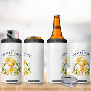 Amalfi Coast Limoncello Gelato 4 in 1 Can Cooler Tumbler La Dolce Vita Italy Lemon Dessert Summer TS10 Print Your Wear