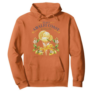 Amalfi Coast Limoncello Gelato Hoodie La Dolce Vita Italy Lemon Dessert Summer TS10 Orange Print Your Wear