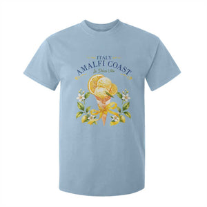 Amalfi Coast Limoncello Gelato T Shirt For Kid La Dolce Vita Italy Lemon Dessert Summer TS10 Light Blue Print Your Wear