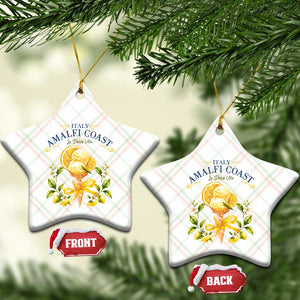 Amalfi Coast Limoncello Gelato Ceramic Ornament La Dolce Vita Italy Lemon Dessert Summer TS10 Print Your Wear