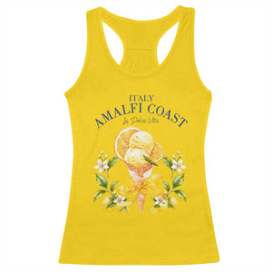 Amalfi Coast Limoncello Gelato Racerback Tank Top La Dolce Vita Italy Lemon Dessert Summer TS10 Daisy Print Your Wear