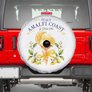 Amalfi Coast Limoncello Gelato Spare Tire Cover La Dolce Vita Italy Lemon Dessert Summer TS10 White Print Your Wear