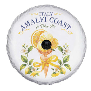 Amalfi Coast Limoncello Gelato Spare Tire Cover La Dolce Vita Italy Lemon Dessert Summer TS10 Print Your Wear