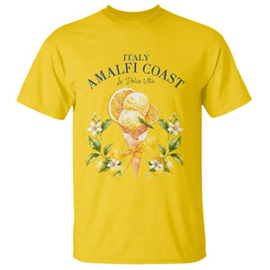 Amalfi Coast Limoncello Gelato T Shirt La Dolce Vita Italy Lemon Dessert Summer TS10 Daisy Print Your Wear
