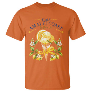 Amalfi Coast Limoncello Gelato T Shirt La Dolce Vita Italy Lemon Dessert Summer TS10 Orange Print Your Wear