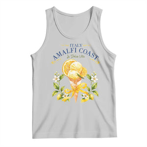 Amalfi Coast Limoncello Gelato Tank Top La Dolce Vita Italy Lemon Dessert Summer TS10 Ash Print Your Wear