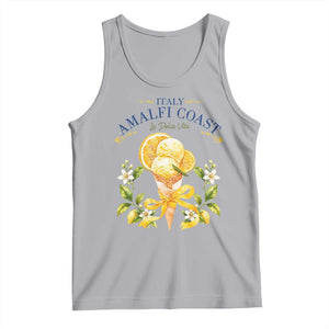 Amalfi Coast Limoncello Gelato Tank Top La Dolce Vita Italy Lemon Dessert Summer TS10 Athletic Heather Print Your Wear