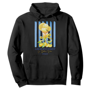 Amalfi Coast Italy Lemon Gelato Hoodie La Dolce Vita Citrus Summer Travel Vintage Coastal