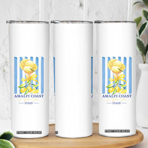Amalfi Coast Italy Lemon Gelato Skinny Tumbler La Dolce Vita Citrus Summer Travel Vintage Coastal