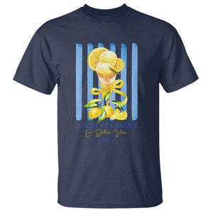 Amalfi Coast Italy Lemon Gelato T Shirt La Dolce Vita Citrus Summer Travel Vintage Coastal
