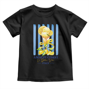 Amalfi Coast Italy Lemon Gelato Toddler T Shirt La Dolce Vita Citrus Summer Travel Vintage Coastal