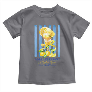 Amalfi Coast Italy Lemon Gelato Toddler T Shirt La Dolce Vita Citrus Summer Travel Vintage Coastal