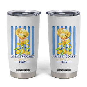 Amalfi Coast Italy Lemon Gelato Tumbler Cup La Dolce Vita Citrus Summer Travel Vintage Coastal