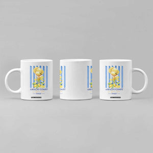 Amalfi Coast Italy Lemon Gelato Coffee Mug La Dolce Vita Citrus Summer Travel Vintage Coastal