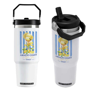 Amalfi Coast Italy Lemon Gelato Flip Straw Tumbler La Dolce Vita Citrus Summer Travel Vintage Coastal