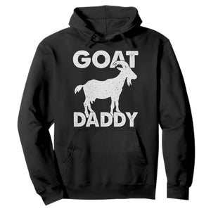 Goat Daddy Hoodie Funny Fathers Day Presents For Goat Dad TS10 Black Print Your Wear