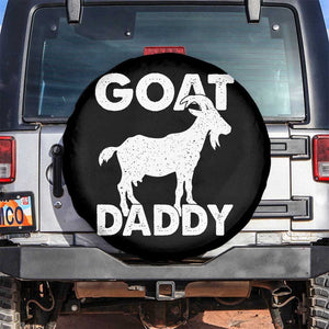 Goat Daddy Spare Tire Cover Funny Fathers Day Presents For Goat Dad TS10 No hole Black Print Your Wear