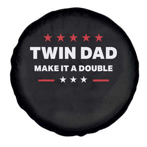 Retro Twin Dad Spare Tire Cover Make It A Double Fathers Day