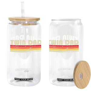 Retro Twin Dad Glass Can Make It A Double Vintage Cool 70s 80s Style Sunset TS10 Print Your Wear