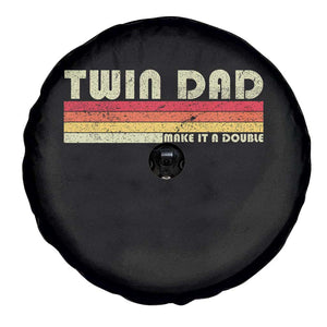 Retro Twin Dad Spare Tire Cover Make It A Double Vintage Cool 70s 80s Style Sunset TS10 Print Your Wear