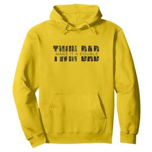 Retro Twin Dad Hoodie Subtle Make It A Double Fathers Day