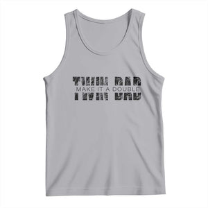 Retro Twin Dad Tank Top Subtle Make It A Double Fathers Day