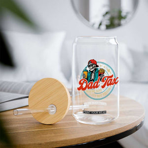 Skeleton Dad Tax Making Sure Its Not Poison Glass Can Husband Daddy Fathers Day Gift