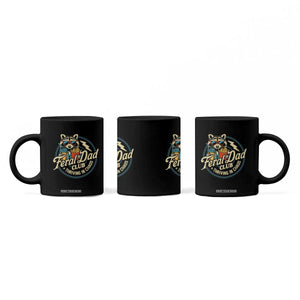Feral Dad Club Coffee Mug Funny Raccoon Dad Birthday Fathers Day Gift TS10 Print Your Wear
