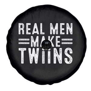 Funny Twin Dad Spare Tire Cover Real Men Make Twins Daddy Humor Fathers Day TS10 Print Your Wear