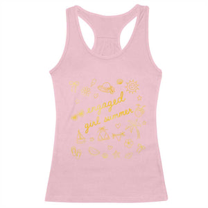 Engaged Girl Summer Racerback Tank Top Bride To Be Engagement